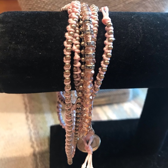 Chloe & Isabel Delicate Bead & Chain multi-wrap - Picture 4 of 4